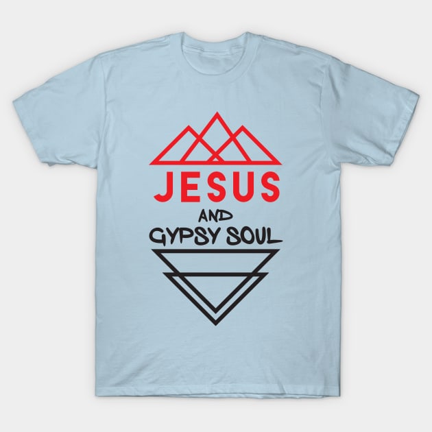 Jesus and Gypsy Soul T-Shirt by adcastaway